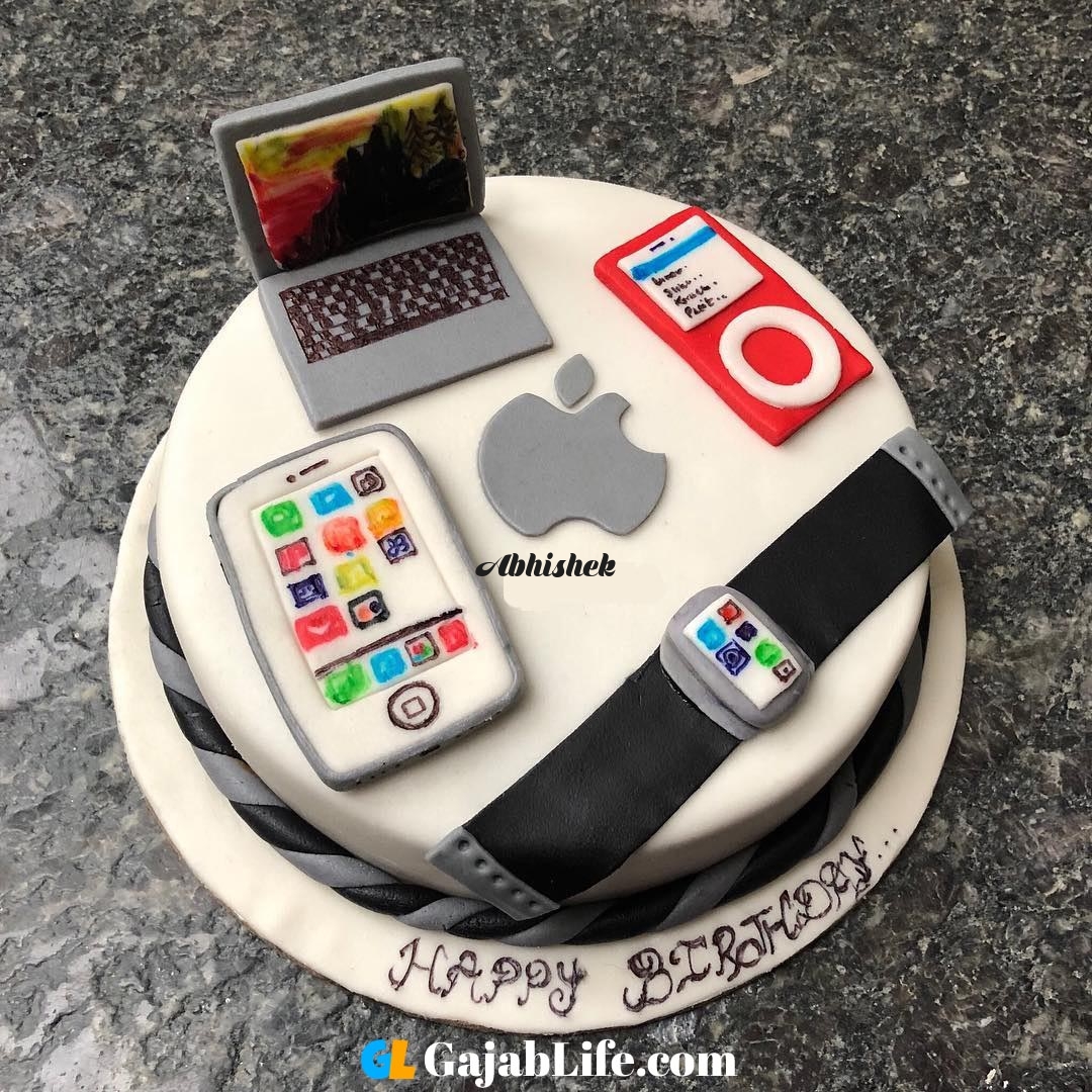 Ahmami Cafe: Cell Phone Theme Fondant Birthday Cake