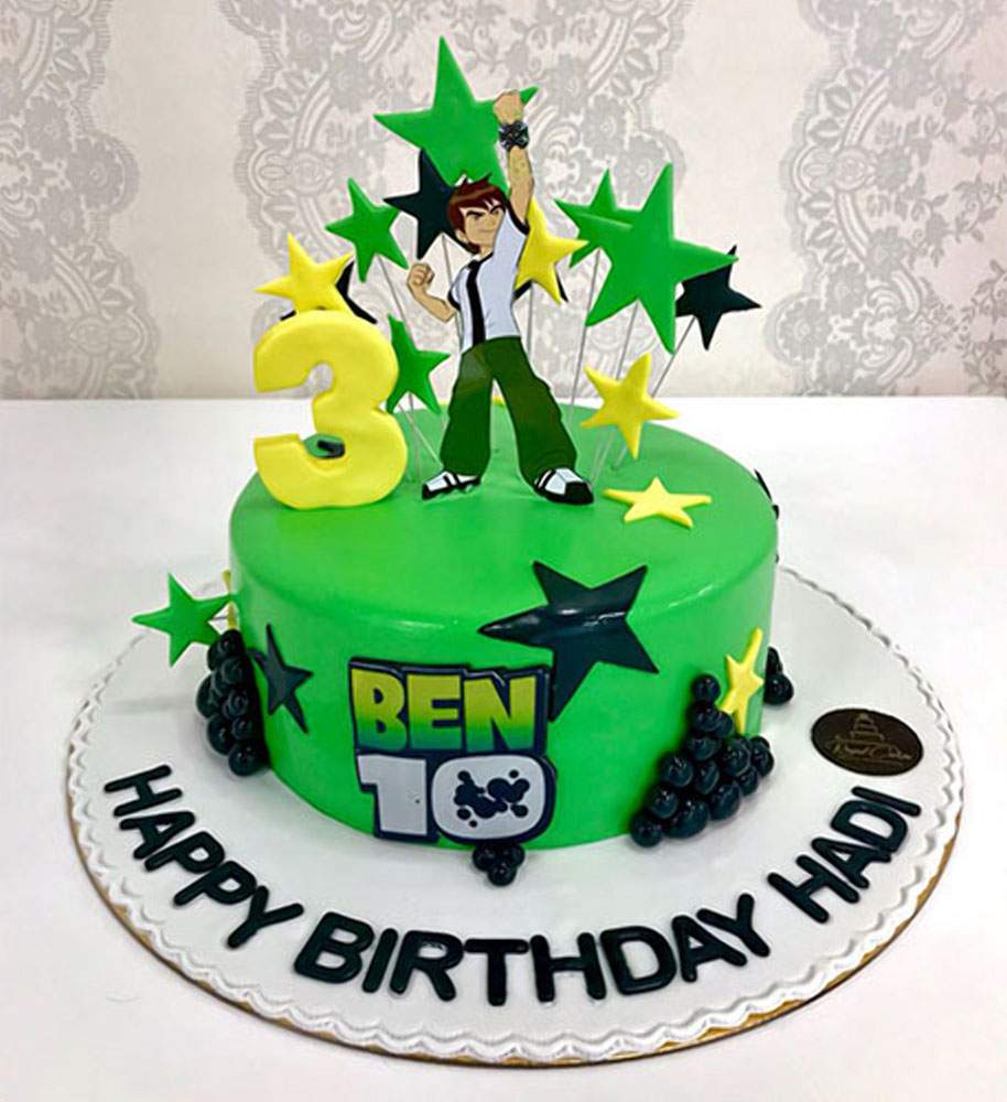 Two-Tiered Ben 10 Cake- MyFlowerTree