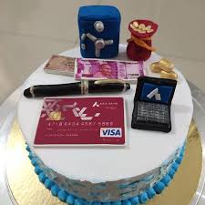 Cake for Bankers | PNB Bank Theme cake | How to make Bankers Cake - YouTube