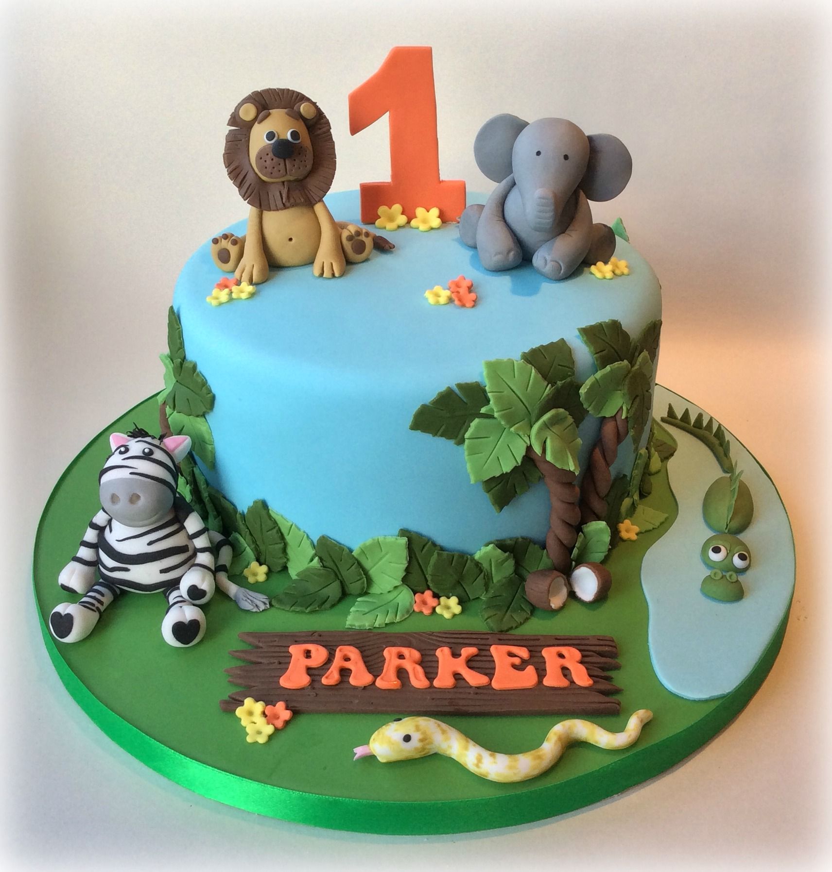 Jungle Theme Cup Cake Topper | Customized Party Supplies India Online