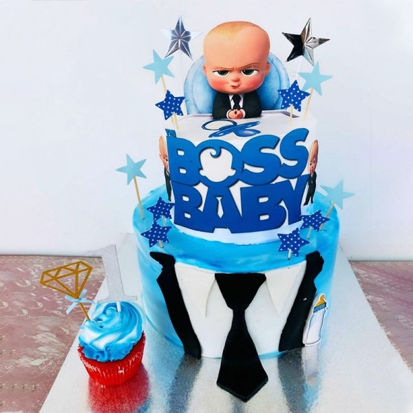 Boss Baby Cake Topper for Boy Birthday, Gender Reveal Crown Sign, Welcome  Baby Boy Cake Decoration, Baby Shower Birthday Party Supplies For Boss Boy,  Kids 1st Birthday Party Decoration Supplies - Walmart.com